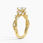 Secret Garden Diamond Ring (1/2 ct. tw.) Yellow Gold 18k Cushion Engagement Ring