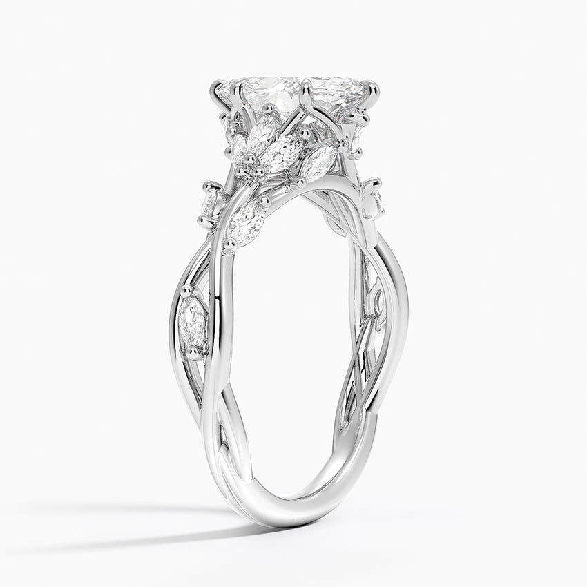 Secret Garden Diamond Ring (1/2 ct. tw.) Platinum Marquise Engagement Ring