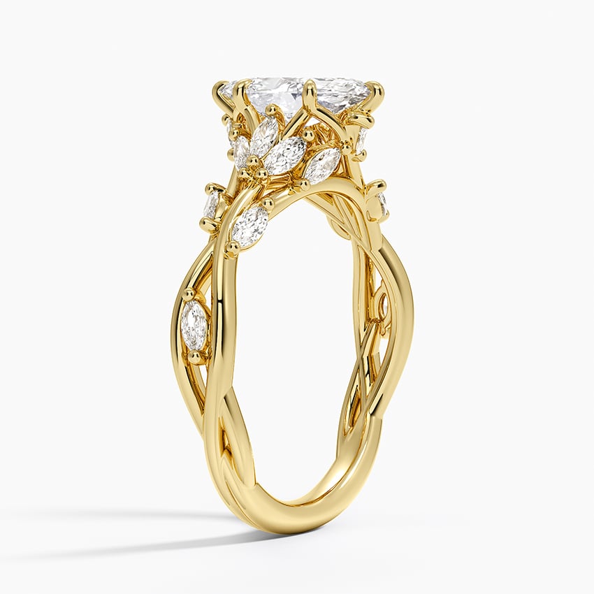 Secret Garden Diamond Ring (1/2 ct. tw.) Yellow Gold 18k Marquise Engagement Ring