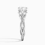 Secret Garden Diamond Ring (1/2 ct. tw.) Platinum Oval Engagement Ring