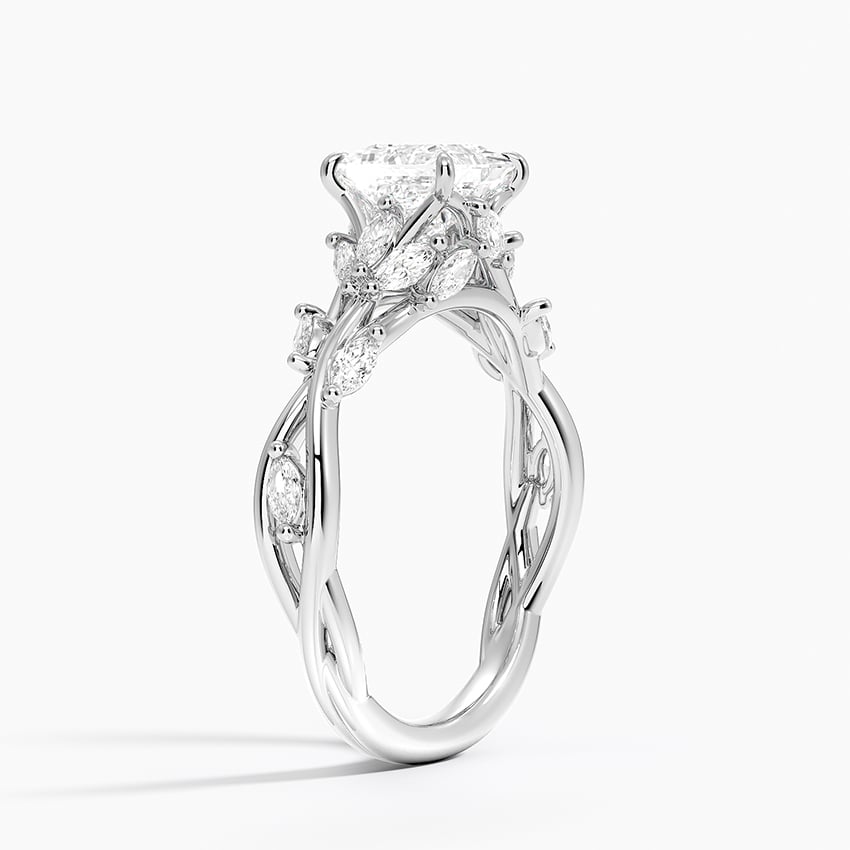 Secret Garden Diamond Ring (1/2 ct. tw.) Platinum Princess Engagement Ring