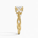 Secret Garden Diamond Ring (1/2 ct. tw.) Yellow Gold 18k Radiant Engagement Ring