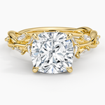 Secret Garden Diamond Ring (1/2 ct. tw.) Yellow Gold 18k Cushion Engagement Ring