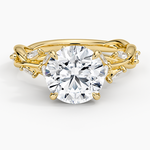 Secret Garden Diamond Ring (1/2 ct. tw.) Yellow Gold 18k Round Engagement Ring