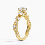 Luxe Secret Garden Diamond Ring (3/4 ct. tw.) Yellow Gold 18k Cushion Engagement Ring