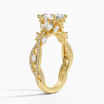 Luxe Secret Garden Diamond Ring (3/4 ct. tw.) Yellow Gold 18k Marquise Engagement Ring