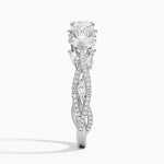 Luxe Secret Garden Diamond Ring (3/4 ct. tw.) Platinum Princess Engagement Ring