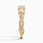 Luxe Secret Garden Diamond Ring (3/4 ct. tw.) Yellow Gold 18k Princess Engagement Ring
