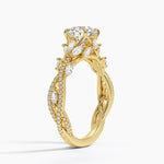 Luxe Secret Garden Diamond Ring (3/4 ct. tw.) Yellow Gold 18k Round Engagement Ring