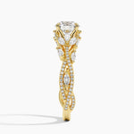 Luxe Secret Garden Diamond Ring (3/4 ct. tw.) Yellow Gold 18k Round Engagement Ring