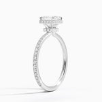 Gala Diamond Ring Platinum Asscher Engagement Ring