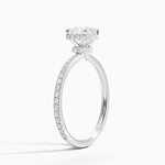 Gala Diamond Ring Platinum Cushion Engagement Ring
