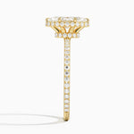 Gala Diamond Ring Yellow Gold 18k Marquise Engagement Ring