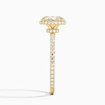 Gala Diamond Ring Yellow Gold 18k Oval Engagement Ring