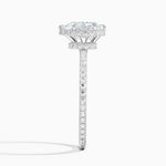 Gala Diamond Ring Platinum Pear Engagement Ring