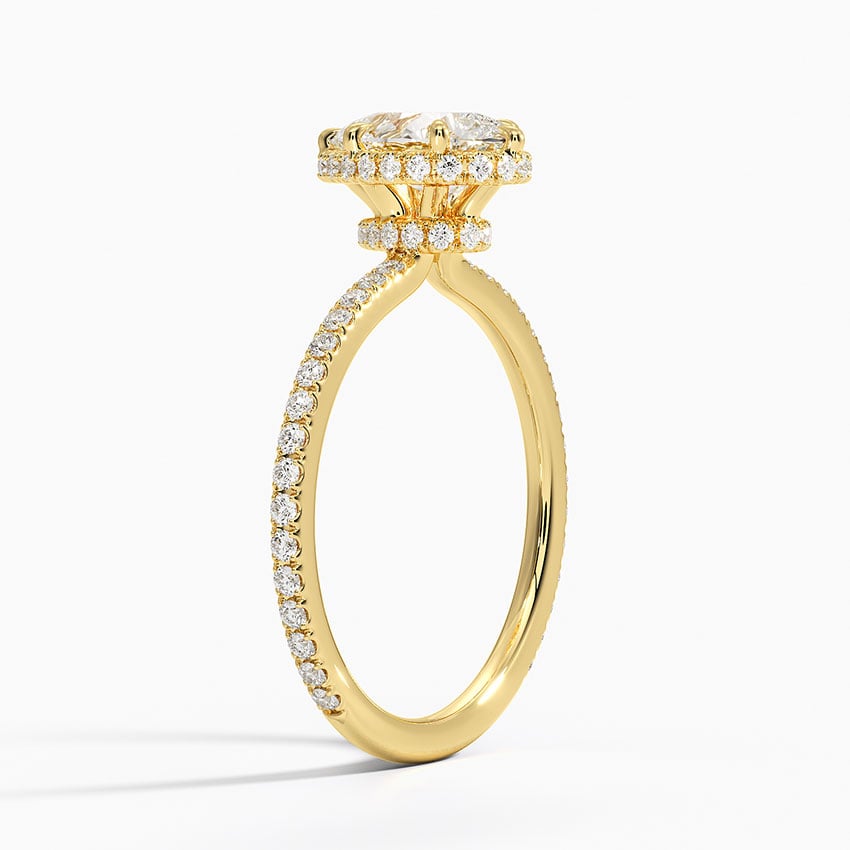 Gala Diamond Ring Yellow Gold 18k Pear Engagement Ring