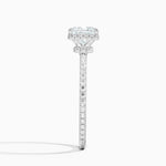 Gala Diamond Ring Platinum Princess Engagement Ring