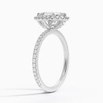 Waverly Halo Diamond Ring (1/2 ct. tw.) Platinum Marquise Engagement Ring
