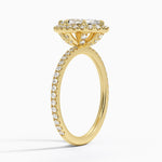 Waverly Halo Diamond Ring (1/2 ct. tw.) Yellow Gold 18k Marquise Engagement Ring