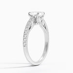 Secret Garden Adorned Gallery Diamond Ring (1/2 ct. tw.) Platinum Asscher Engagement Ring
