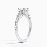 Secret Garden Adorned Gallery Diamond Ring (1/2 ct. tw.) Platinum Heart Engagement Ring