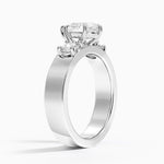 Peyton Three Stone Diamond Ring (1/2 ct. tw.) Platinum Pear Engagement Ring