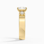 Peyton Three Stone Diamond Ring (1/2 ct. tw.) Yellow Gold 18k Radiant Engagement Ring