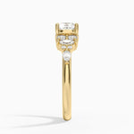 Jacqueline Diamond Ring Yellow Gold 18k Cushion Engagement Ring