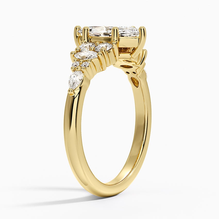 Jacqueline Diamond Ring Yellow Gold 18k Marquise Engagement Ring