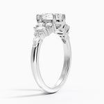 Jacqueline Diamond Ring Platinum Pear Engagement Ring