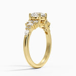 Jacqueline Diamond Ring Yellow Gold 18k Round Engagement Ring