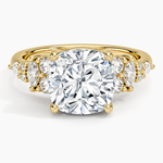 Jacqueline Diamond Ring Yellow Gold 18k Cushion Engagement Ring