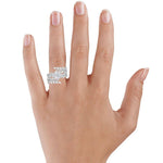 Secret Garden Wrap Diamond Ring Platinum Engagement Ring