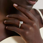 Grand Camellia Diamond Ring Engagement Ring Setting