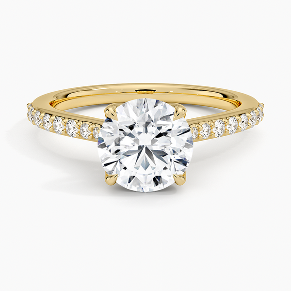 Elodie Cathedral Diamond Engagement Ring
