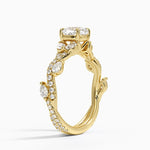 Vintage Secret Garden Diamond Ring (2/3 ct. tw.) Yellow Gold 18k Cushion Engagement Ring