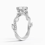 Vintage Secret Garden Diamond Ring (2/3 ct. tw.) Platinum Pear Engagement Ring