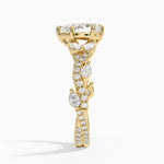 Vintage Secret Garden Diamond Ring (2/3 ct. tw.) Yellow Gold 18k Pear Engagement Ring