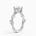 Vintage Secret Garden Diamond Ring (2/3 ct. tw.) Platinum Princess Engagement Ring