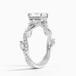 Vintage Secret Garden Diamond Ring (2/3 ct. tw.) Platinum Radiant Engagement Ring