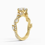 Vintage Secret Garden Diamond Ring (2/3 ct. tw.) Yellow Gold 18k Round Engagement Ring