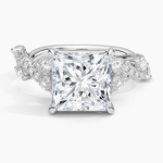 Vintage Secret Garden Diamond Ring (2/3 ct. tw.) Platinum Princess Engagement Ring