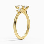 Freesia Three Stone Diamond Ring (1/3 ct. tw.) Yellow Gold 18k Marquise Engagement Ring