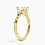 Freesia Three Stone Diamond Ring (1/3 ct. tw.) Yellow Gold 18k Radiant Engagement Ring