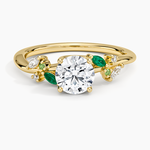 Arden Diamond Ring Yellow Gold 18k Round Engagement Ring