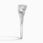 Arden Diamond Ring Platinum Heart Engagement Ring