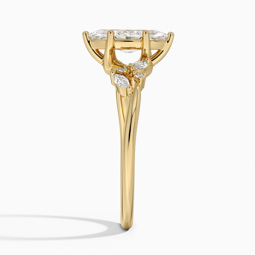 Arden Diamond Ring Yellow Gold 18k Marquise Engagement Ring
