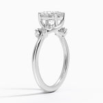 Arden Diamond Ring Platinum Oval Engagement Ring