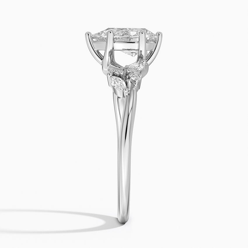 Arden Diamond Ring Platinum Pear Engagement Ring