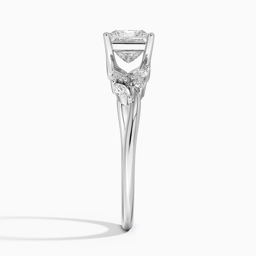 Arden Diamond Ring Platinum Princess Engagement Ring